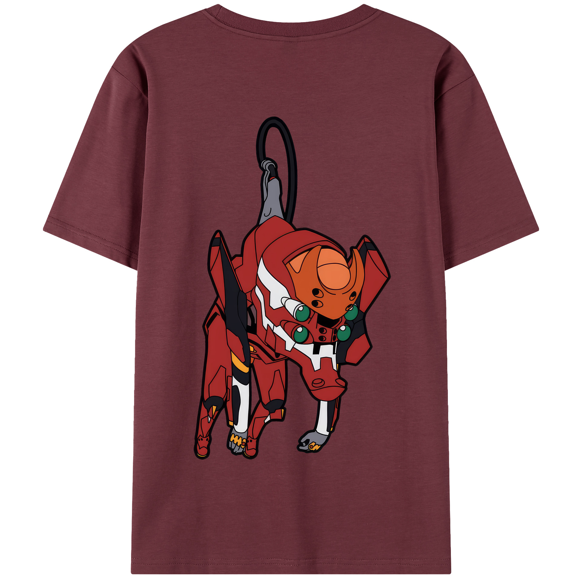 （画像用） EVA 新世紀エヴァンゲリオン 綿100％半袖Tシャツ（背面プリント）